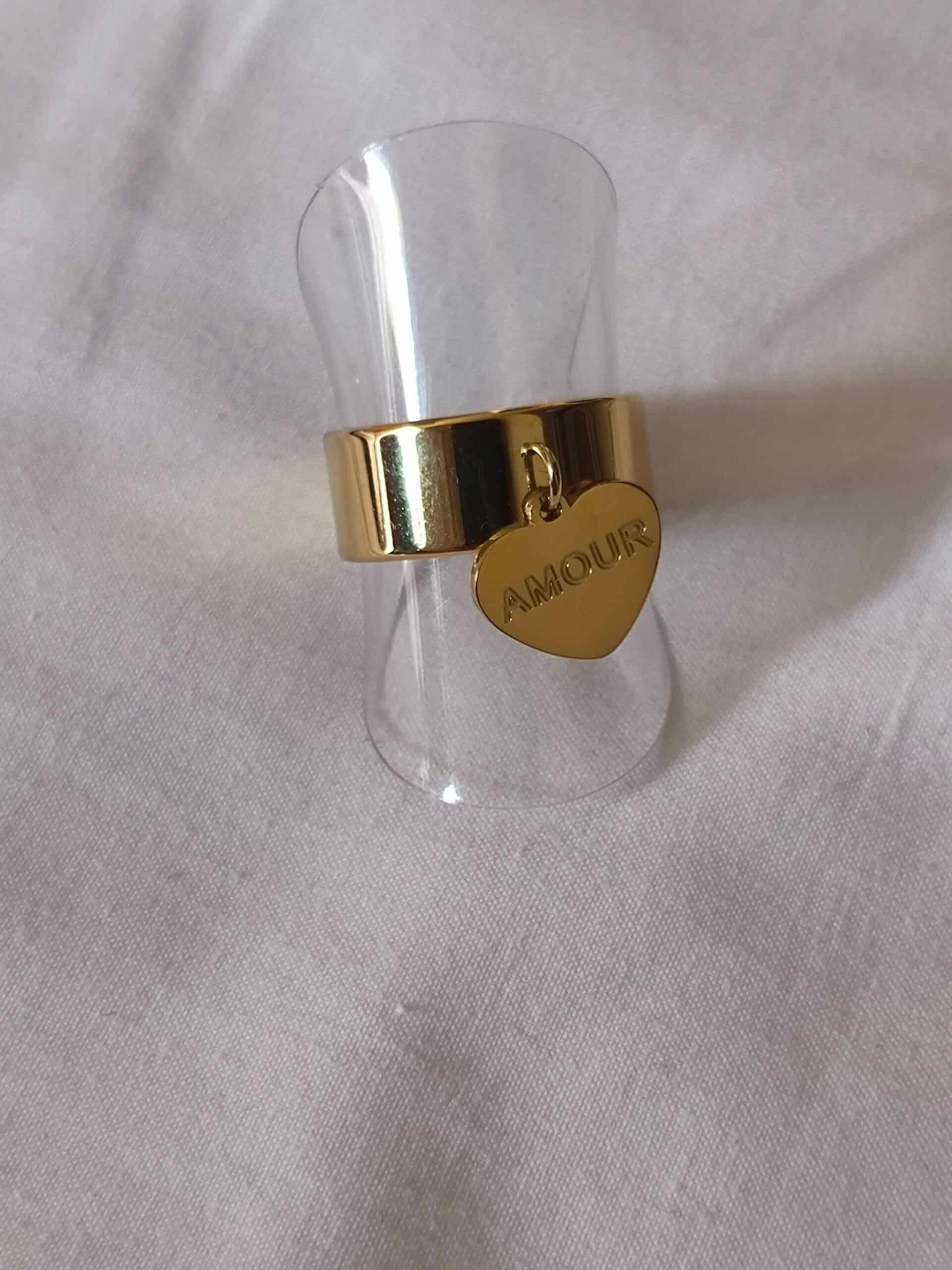 Bague breloque Amour