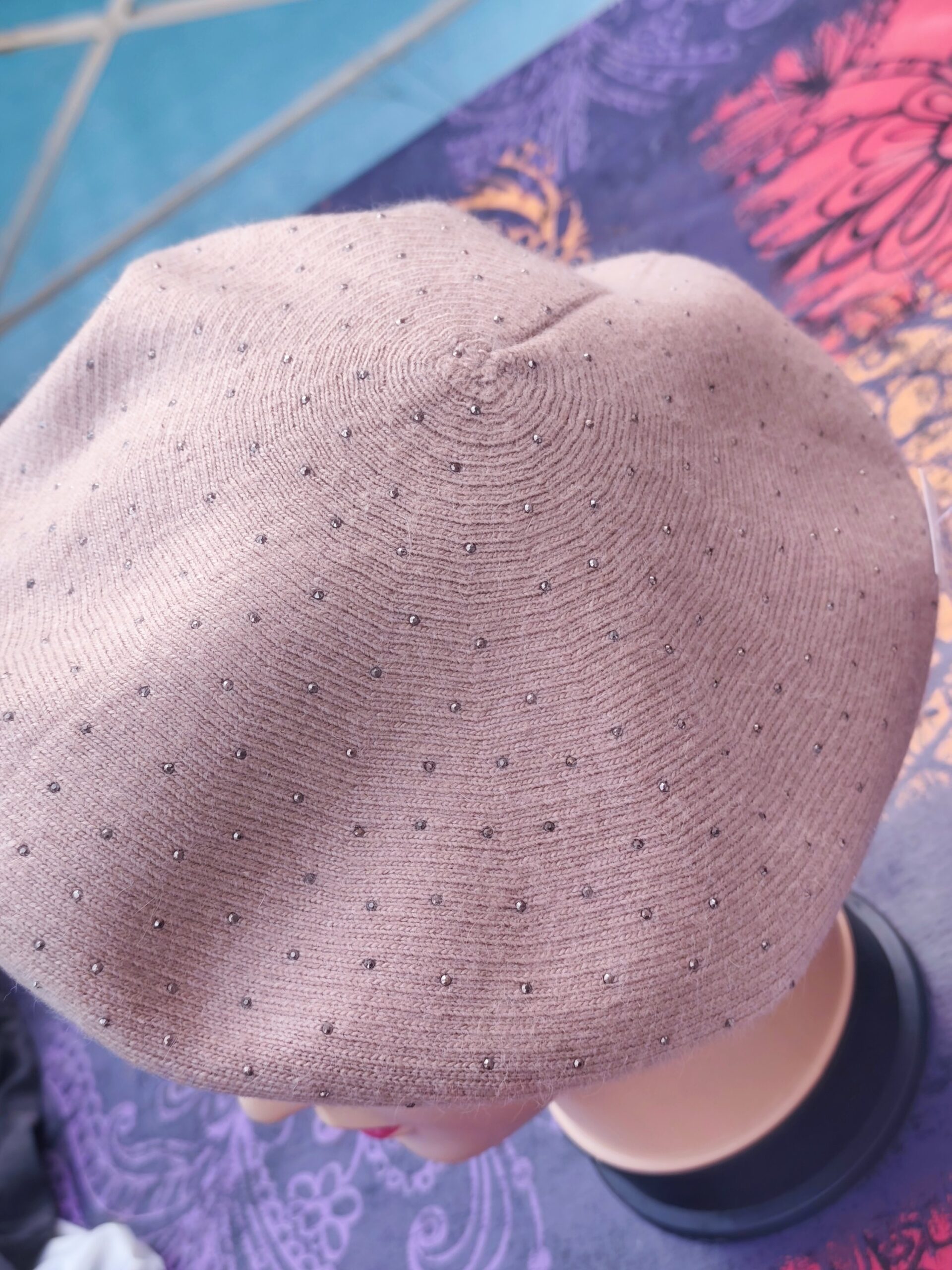 Béret paillettes