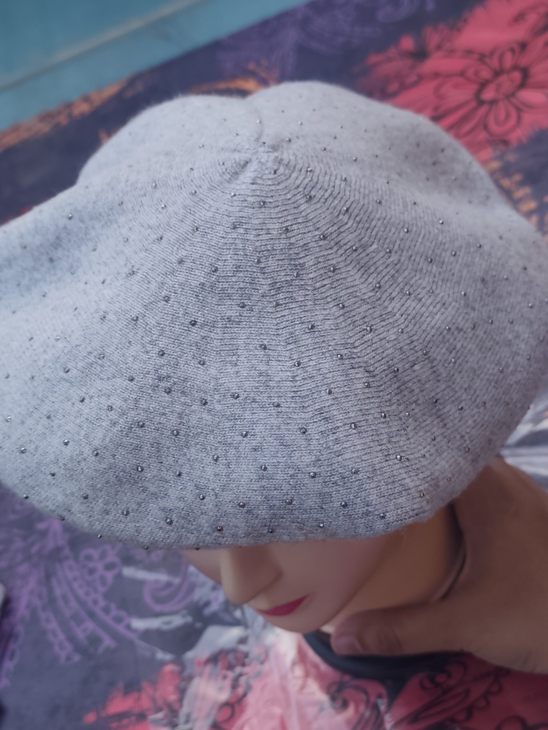 Béret paillettes