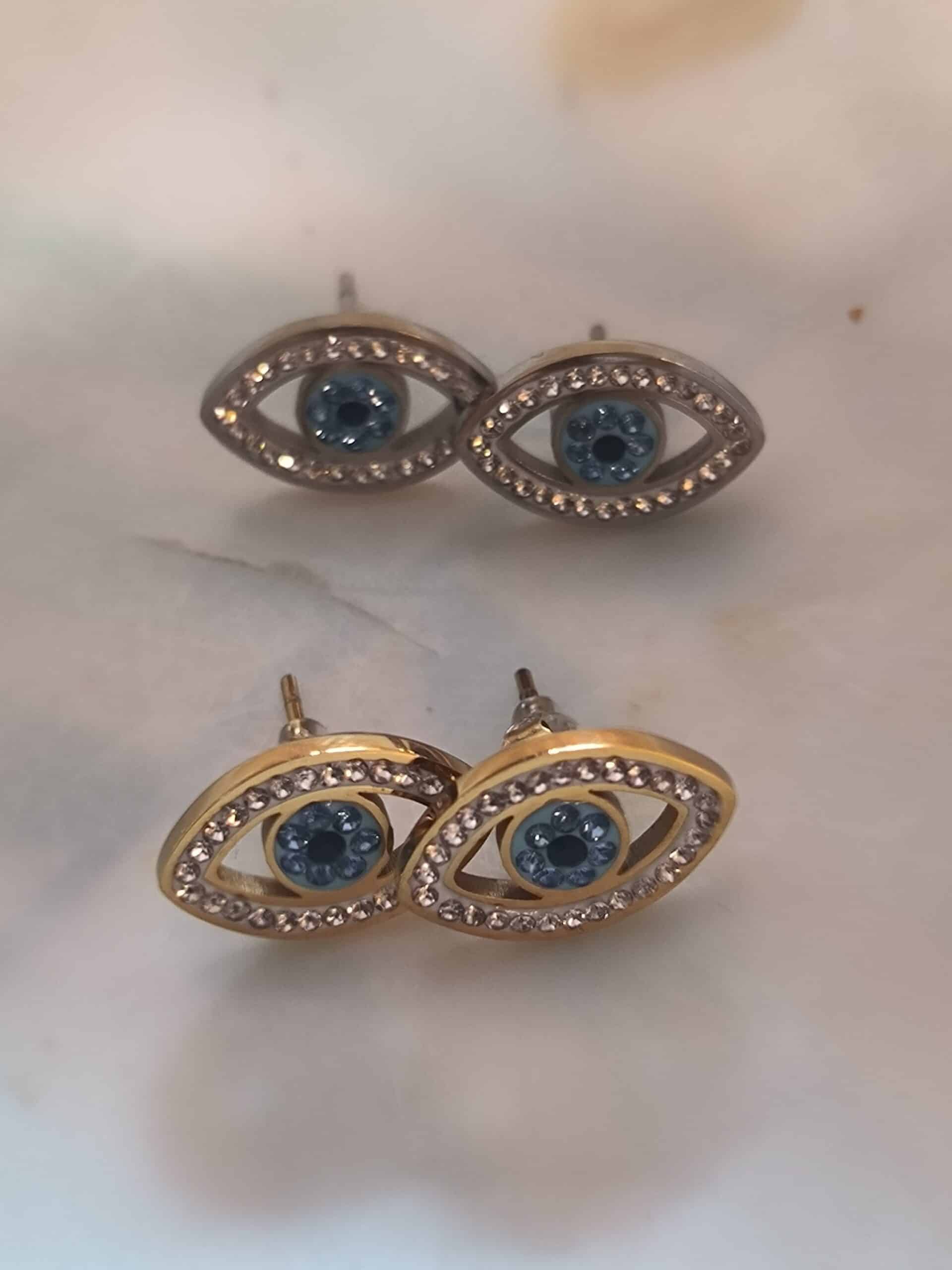 Boucle d'oreille oeil