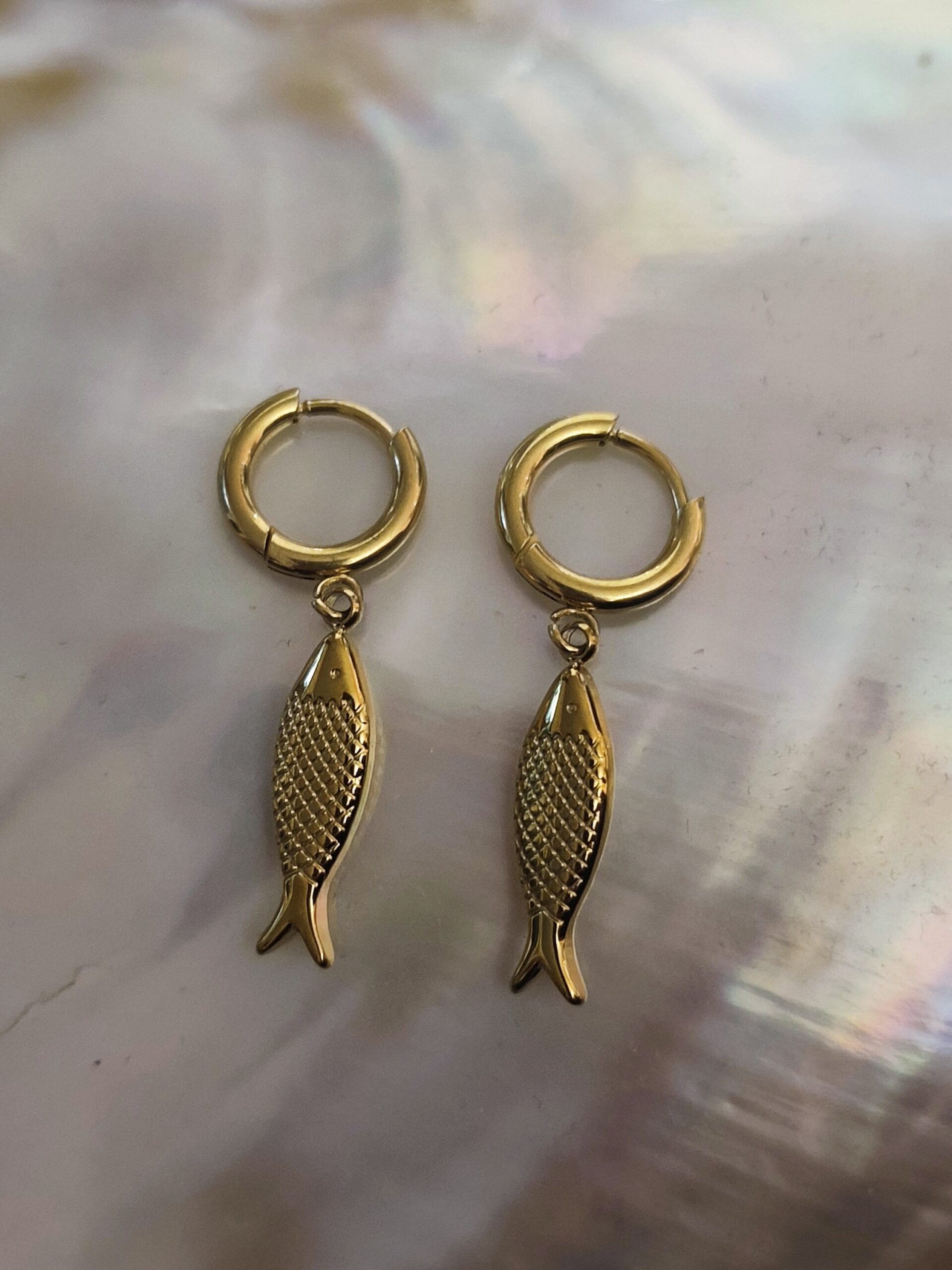 Boucle d'oreille poisson