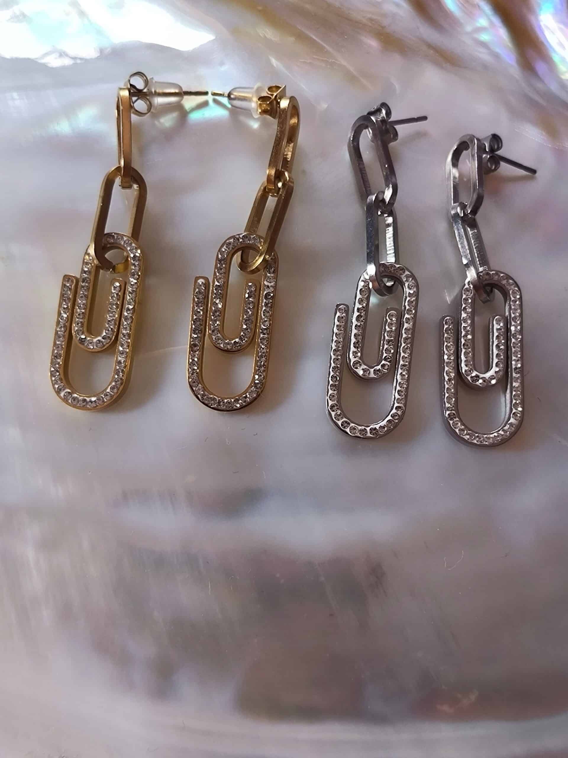 Boucle d'oreille trombone