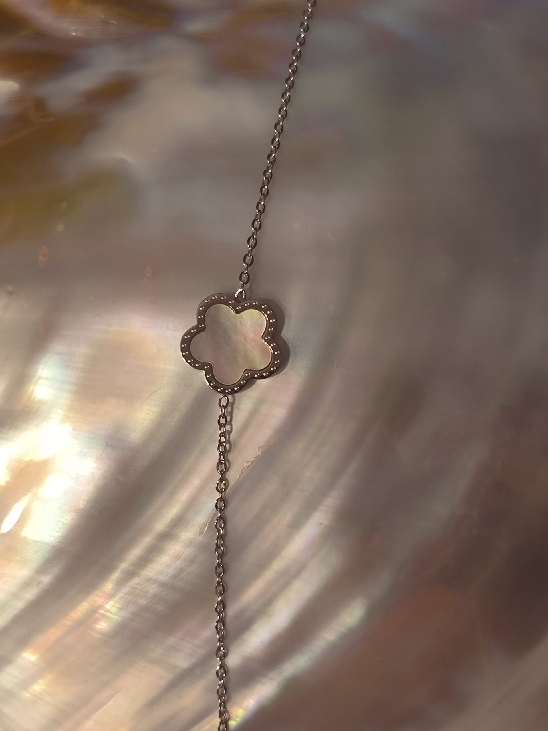Bracelet fleur 2 en 1