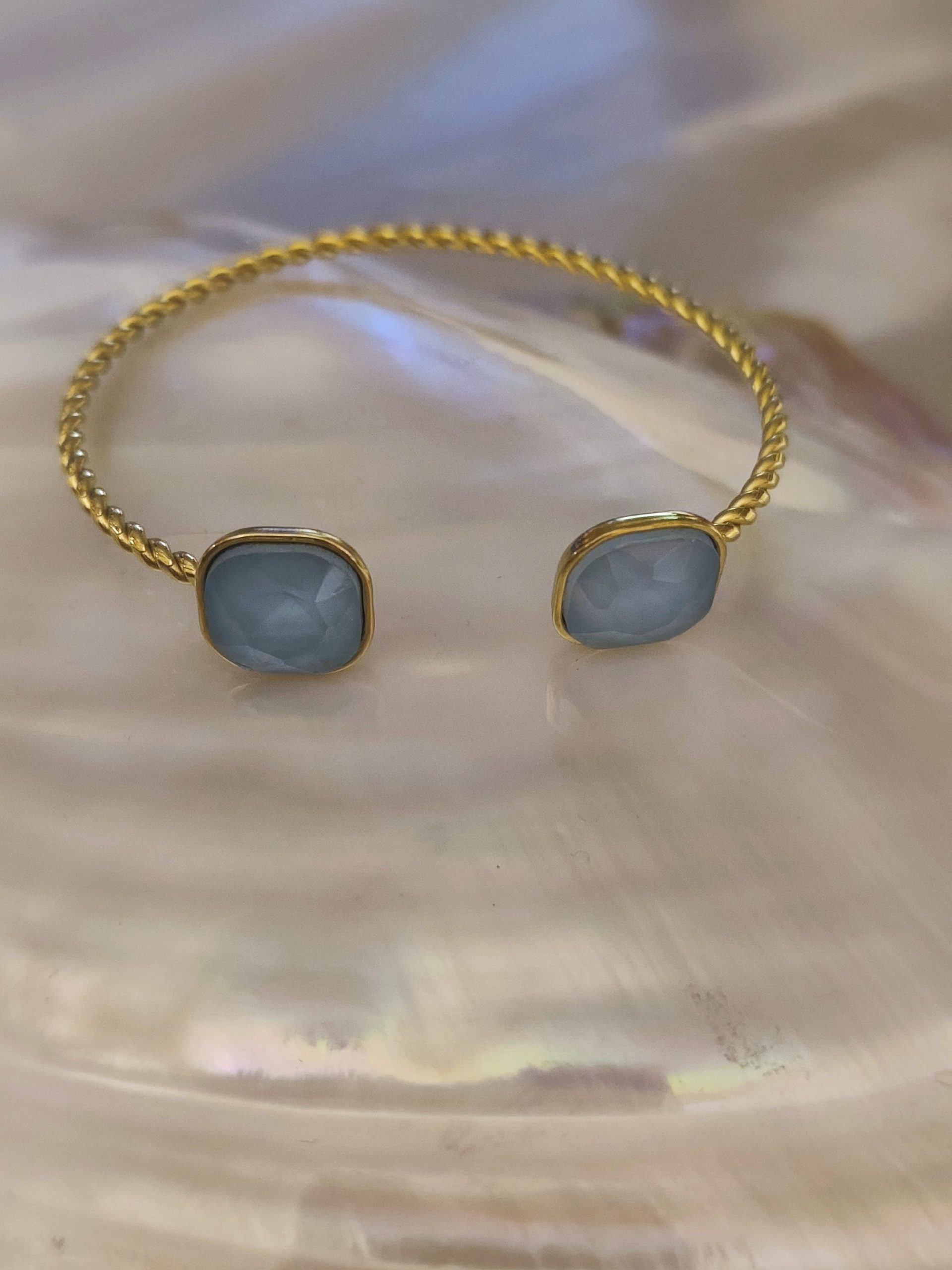 Bracelet jonc carré
