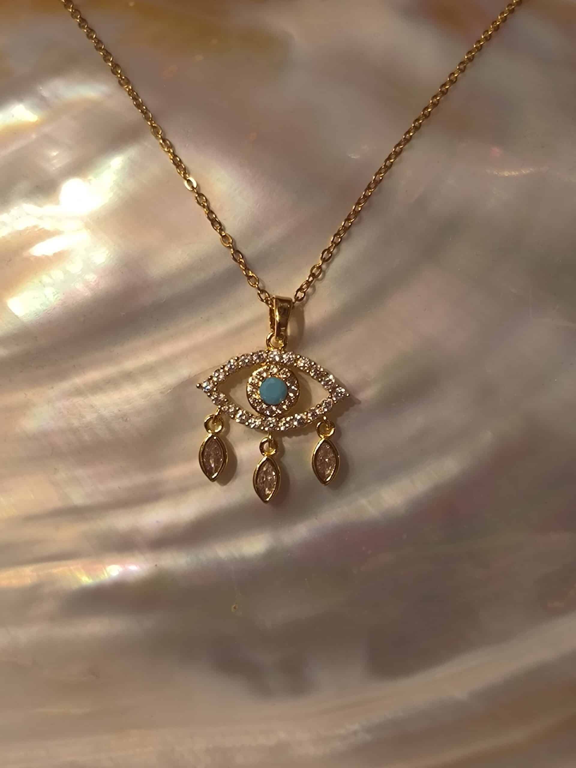Collier oeil larmes