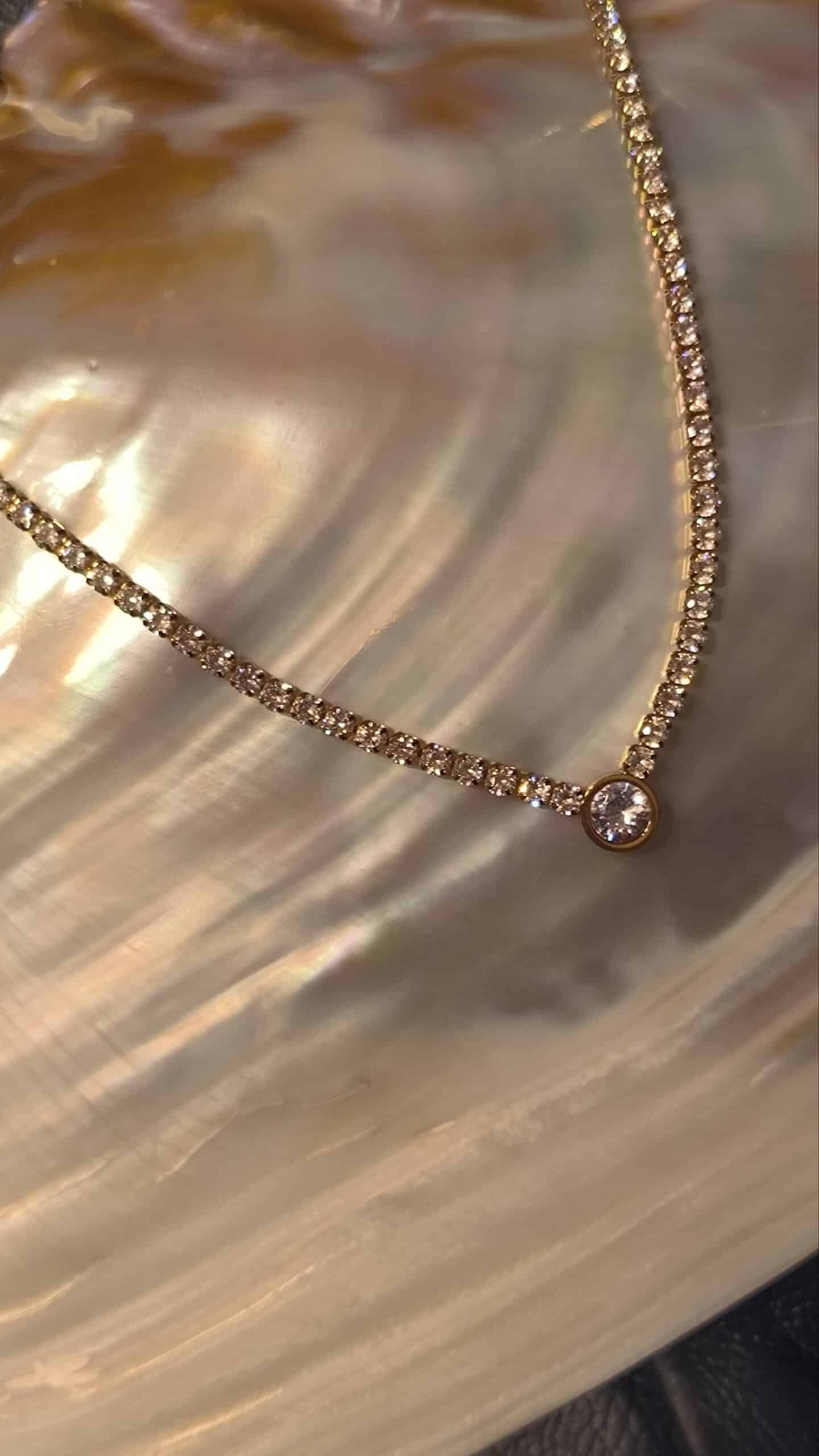 Collier strass